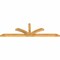 Ekena Millwork Richland Timber Gable Bracket, Western Red Cedar, 108"W x 31 1/2"H x 4"D x 4"F, 7/12 Pitch GBW108X31X0404RIC00RWR - alternate 2